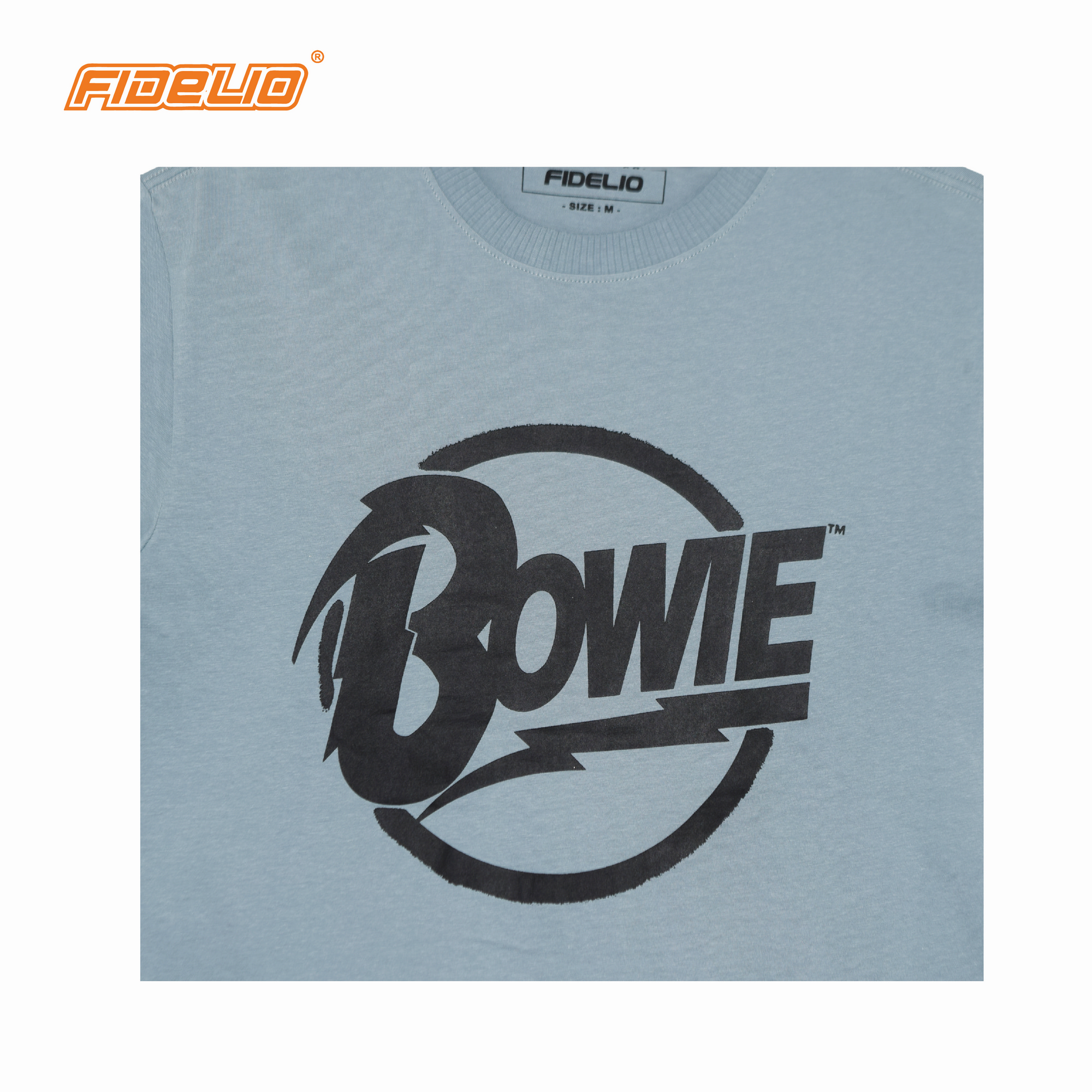 Fidelio BOWIE Printed Tees -Grey-Blue