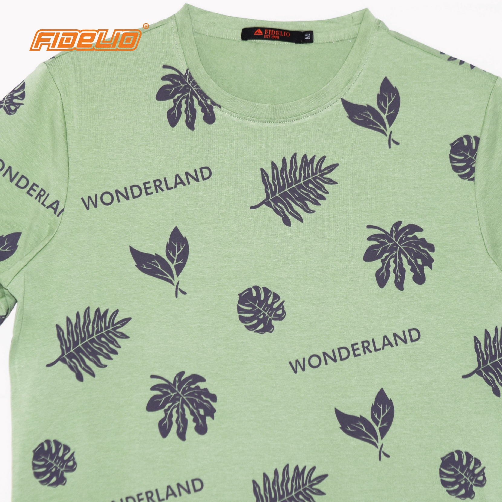FIDELIO Wonderland Graphic Tee -Turquoise Green
