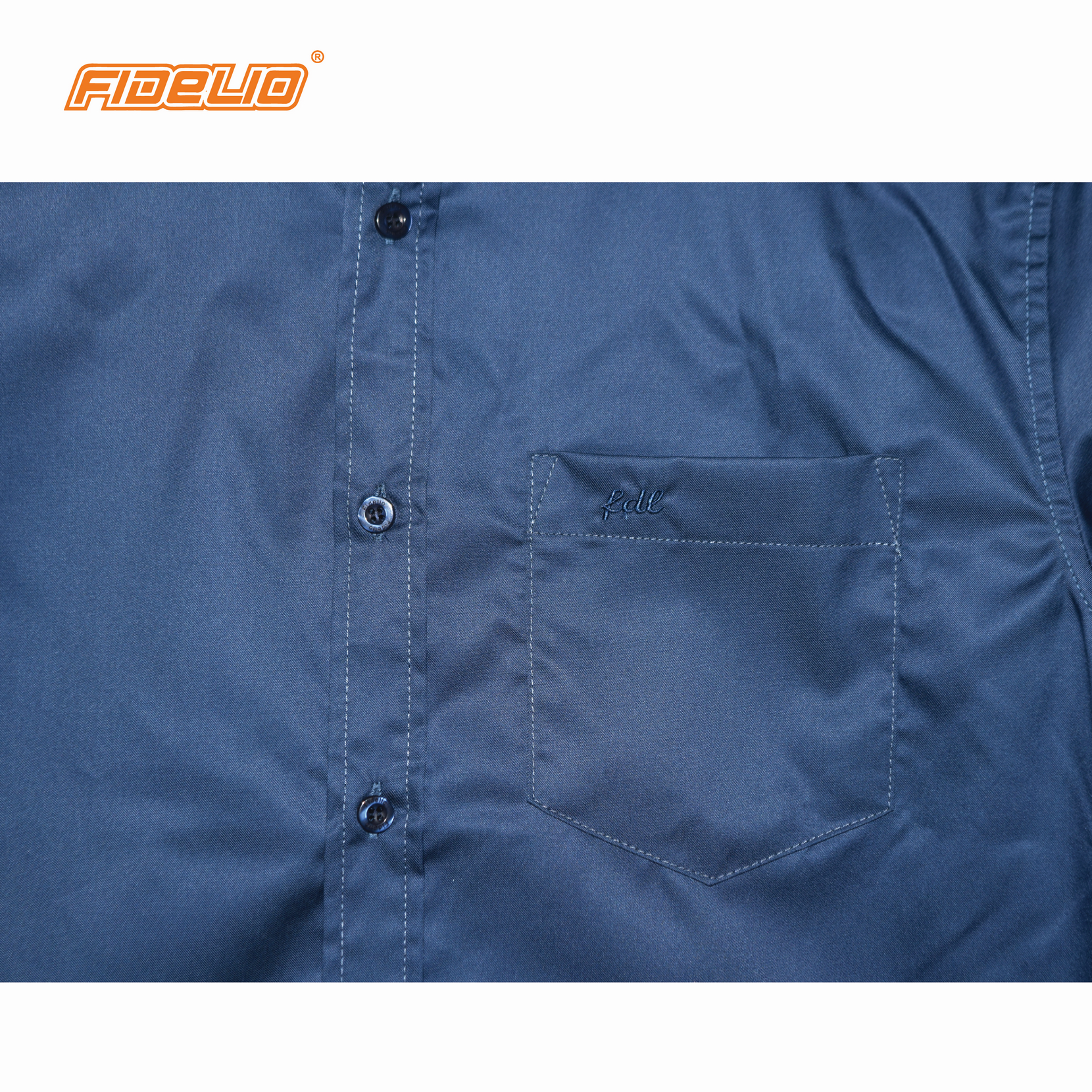 FIDELIO Basic Long Sleeves Shirts -Navy