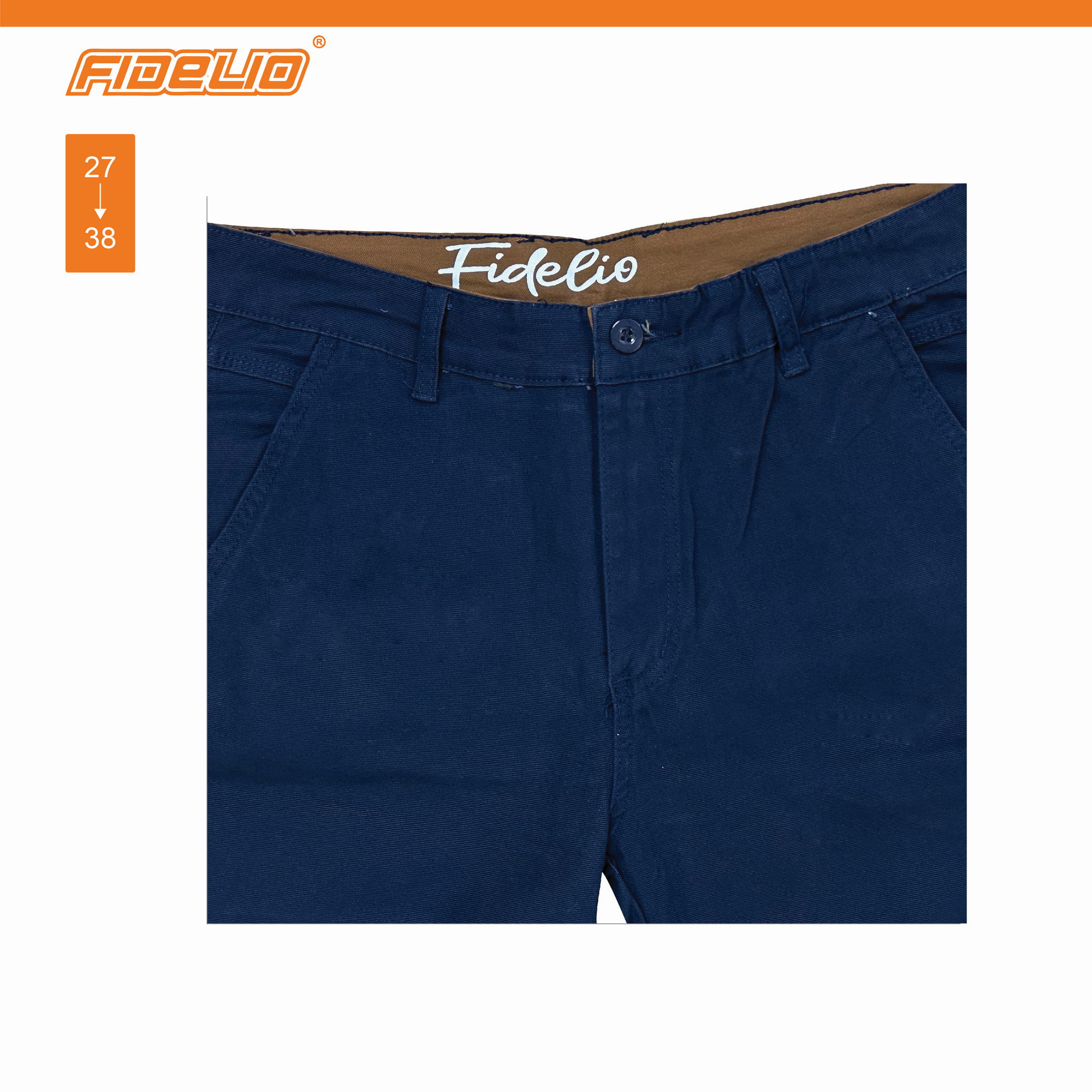 Fidelio Flexi-Cotton Shorts -Navy
