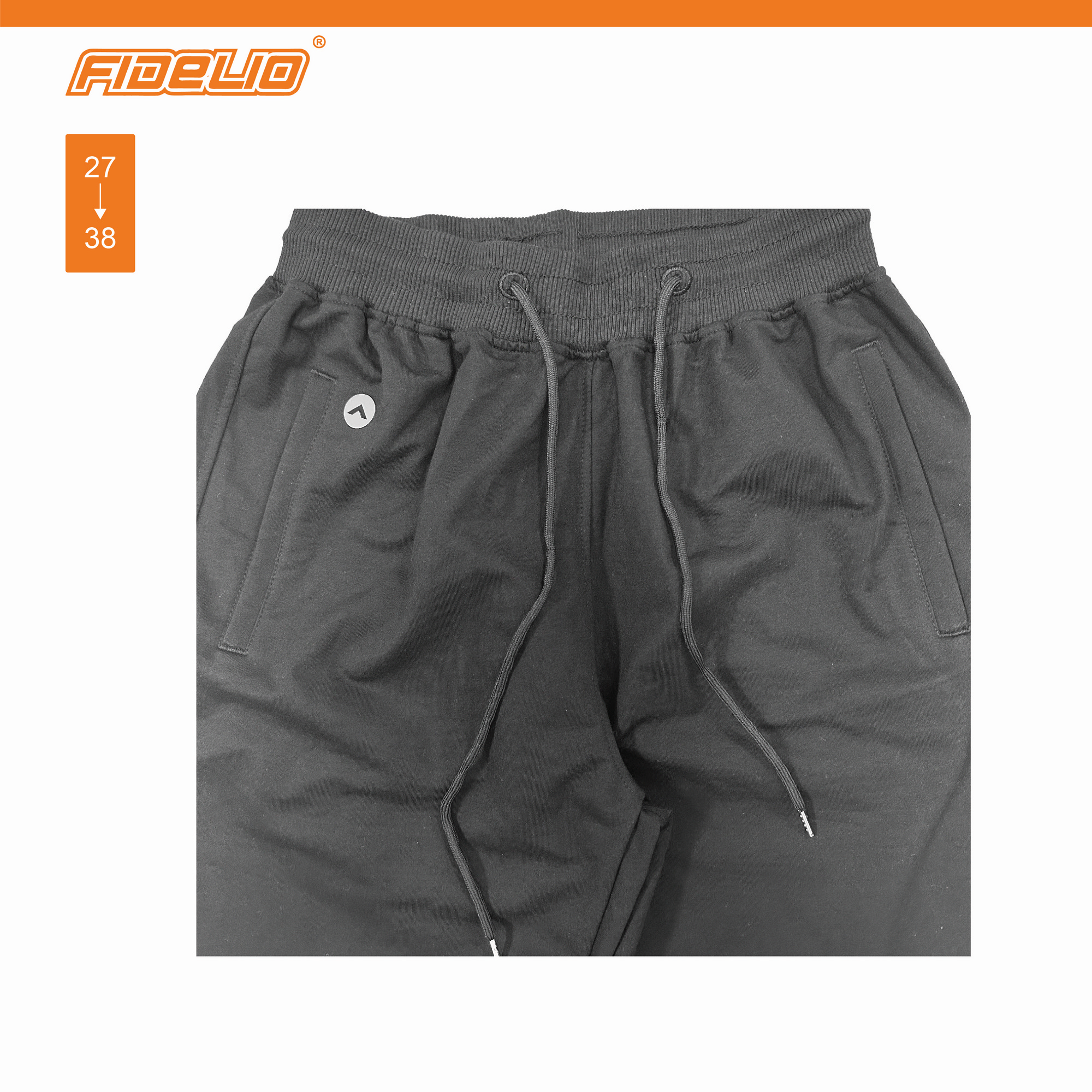 FIT IN Relaxed Sweat Pants - Black