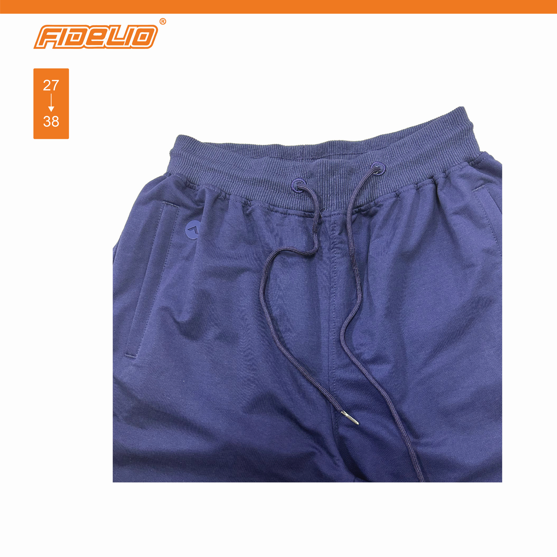 FIT IN Drawstring Shorts -Navy