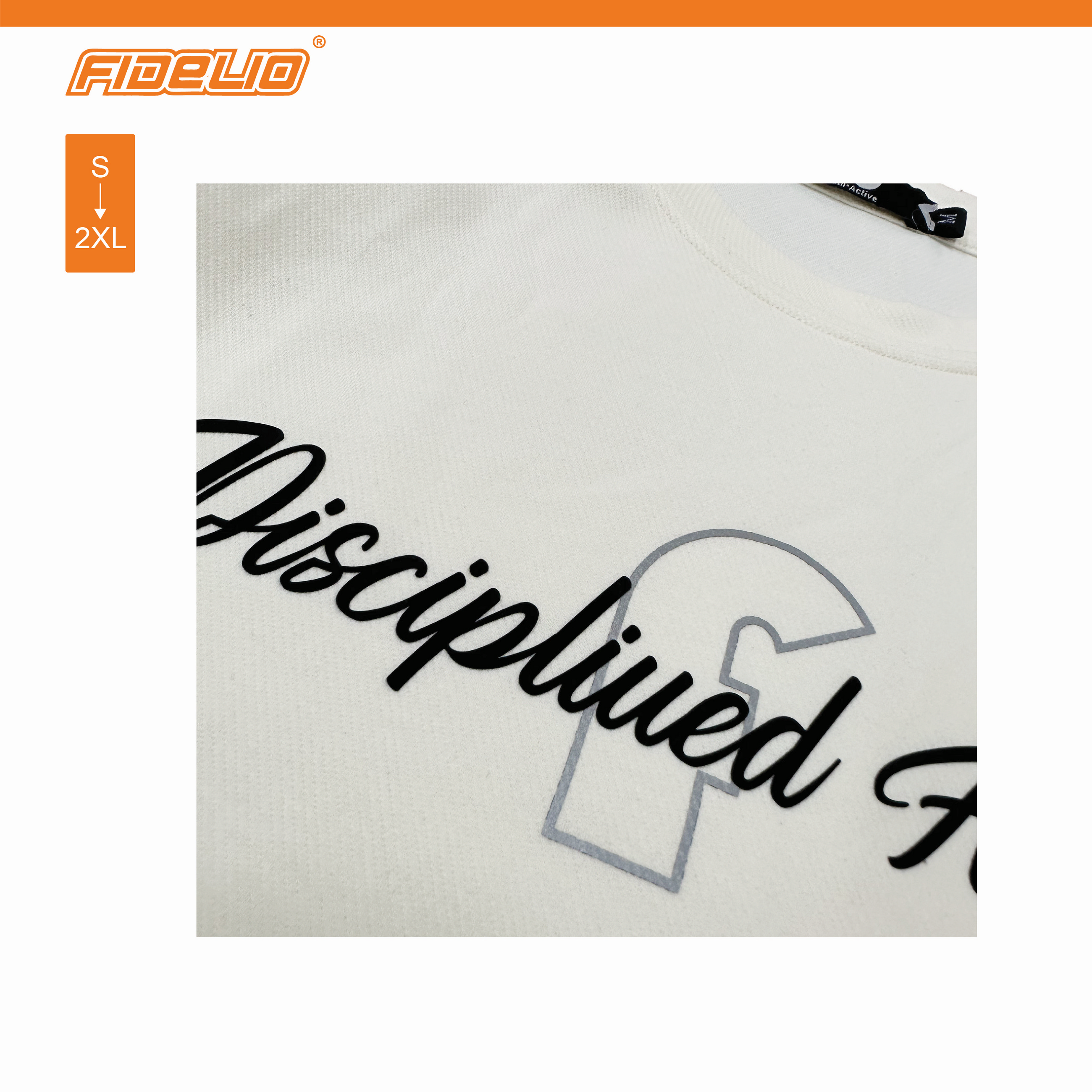 FIT IN Dicsiplined Action Printed Oversized Tees - Cream