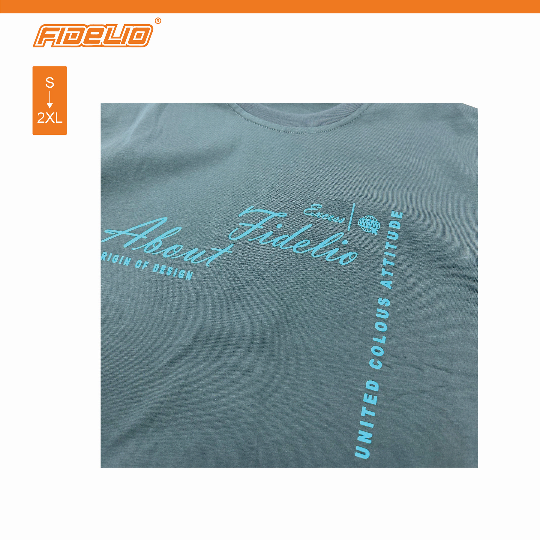 Fidelio United Colors Graphic Tees - Dark Grey