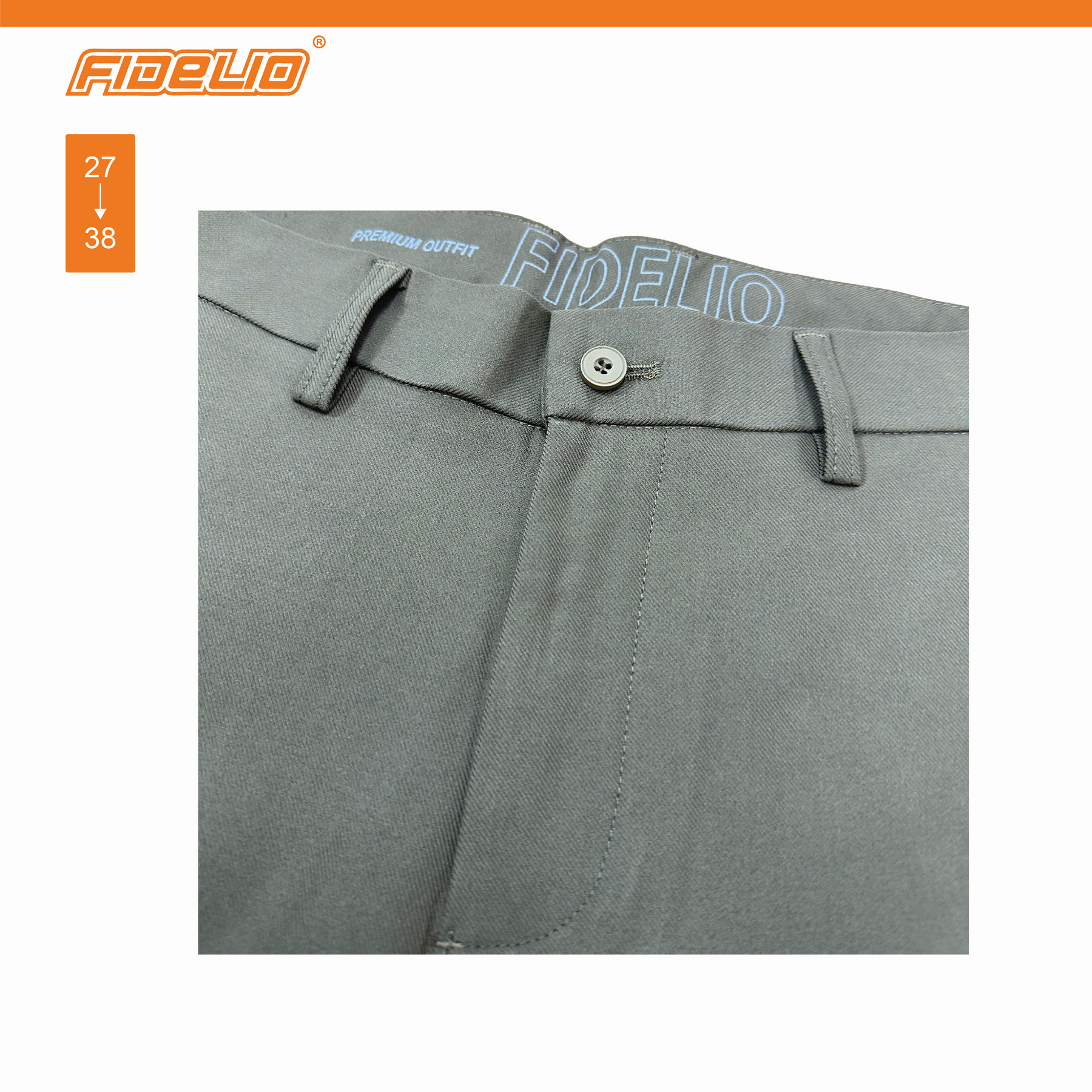 Fidelio Twill Chino Shorts - Brown