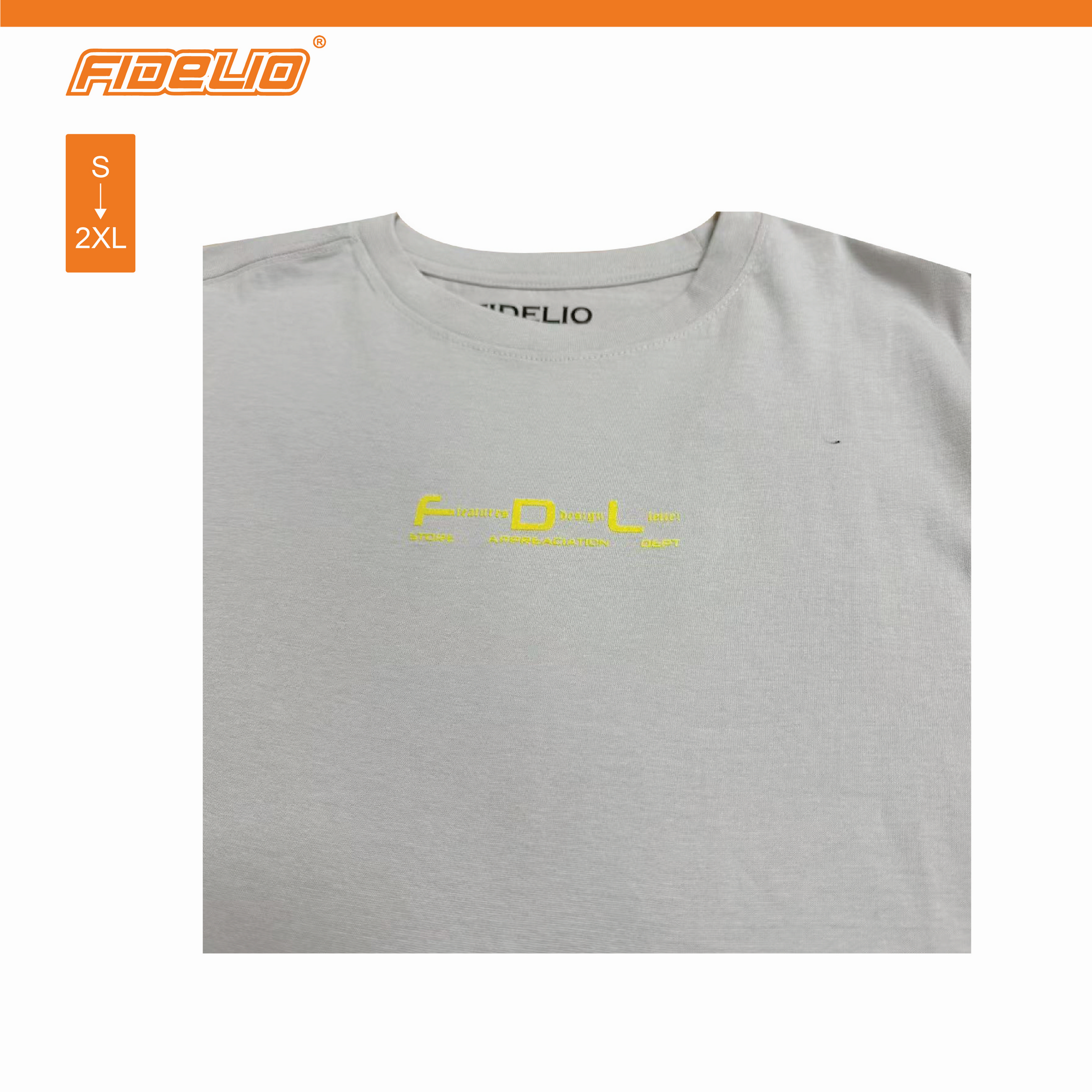 Fidelio Scenic Graphic Tees -Light Grey