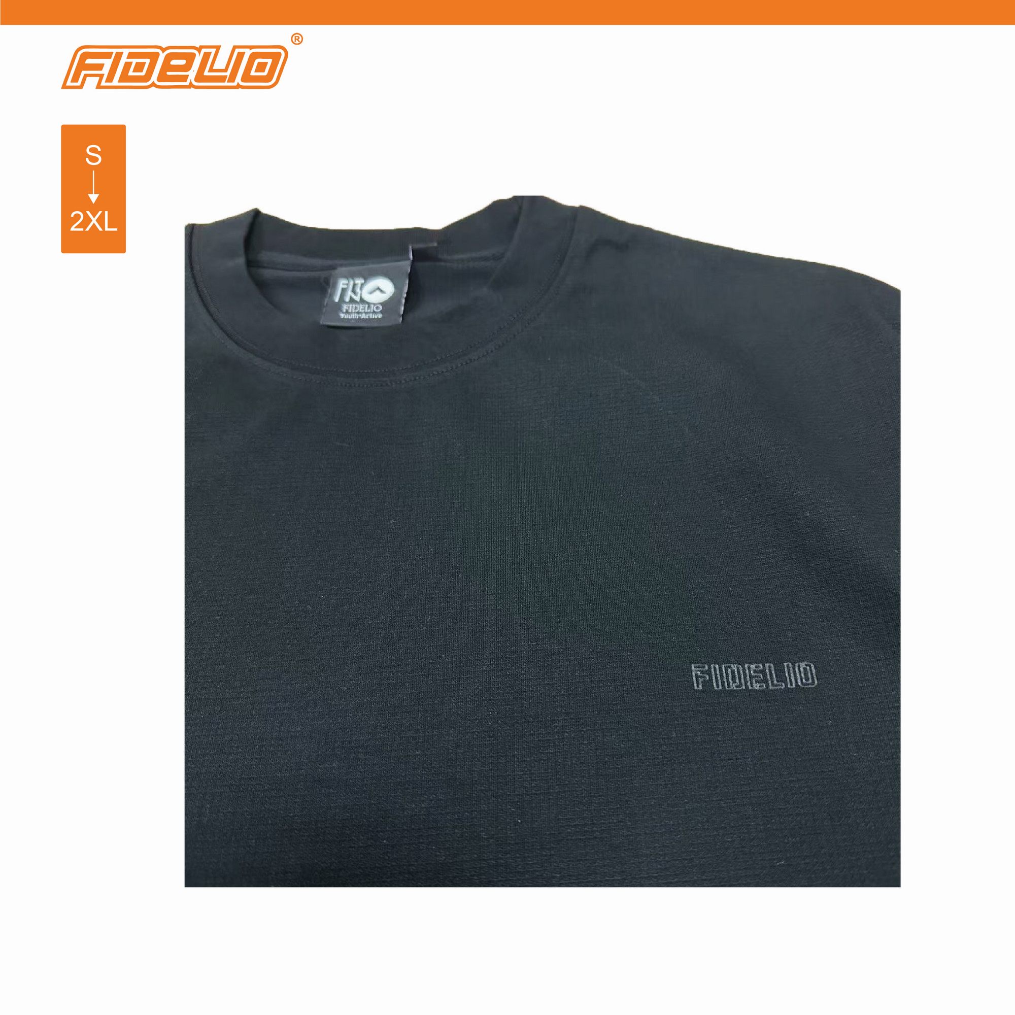 FIT IN Basic Oversized Tees -Black