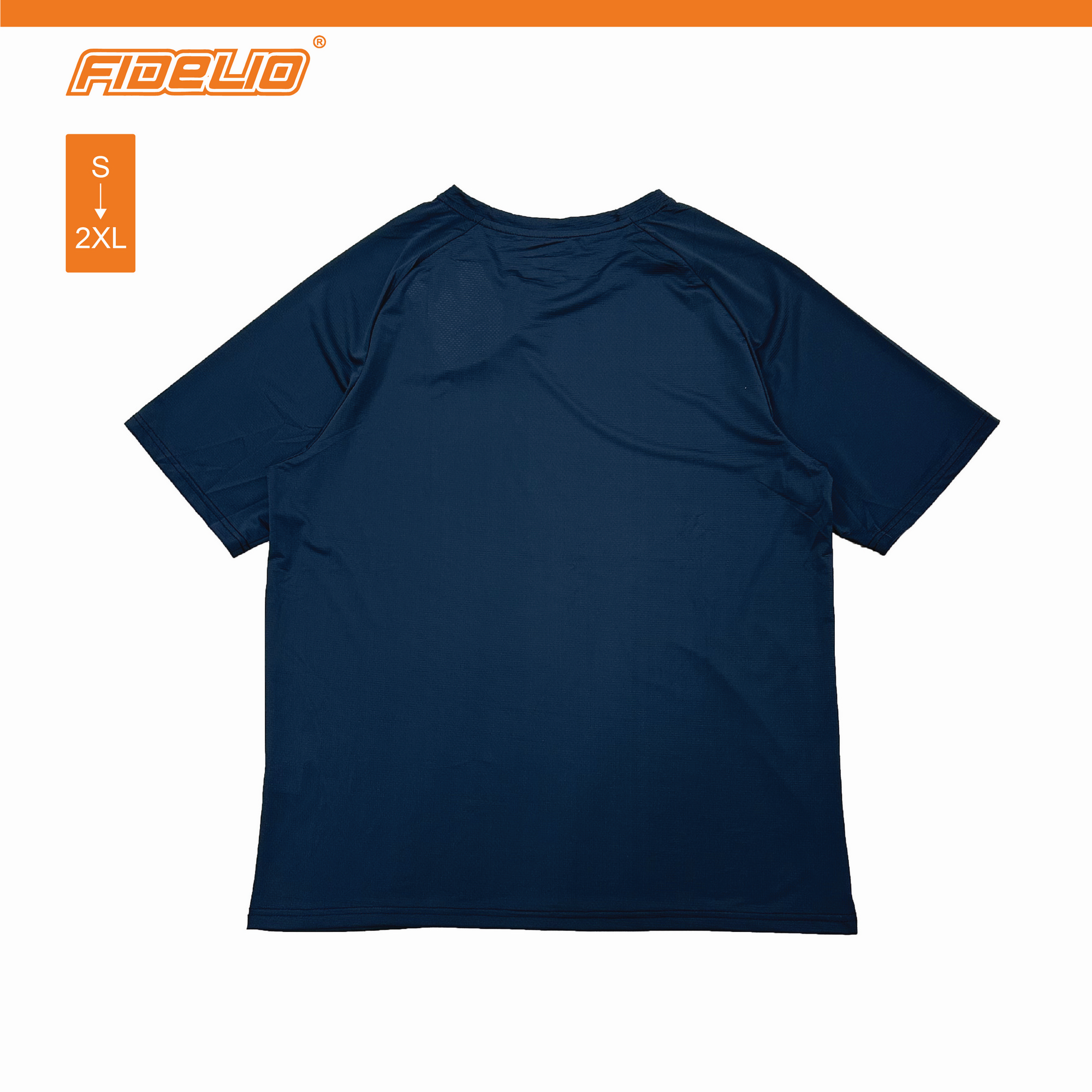 FIT IN Downshift Active Tees -Black