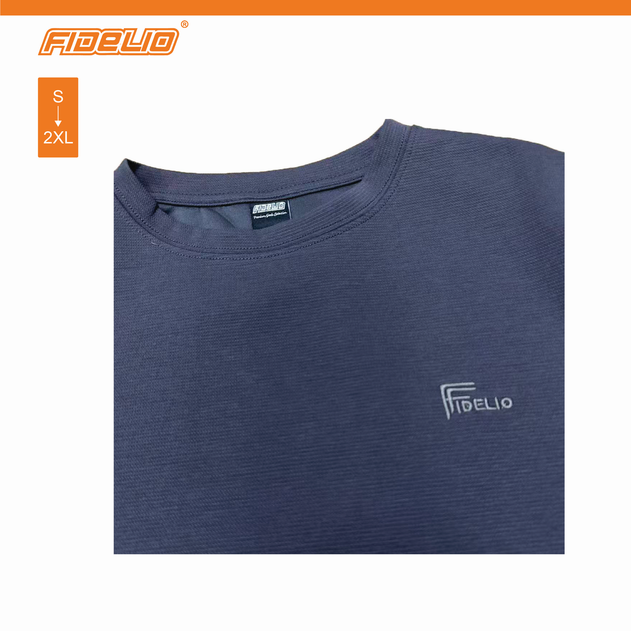 Fidelio Premium Tees -Dark Grey