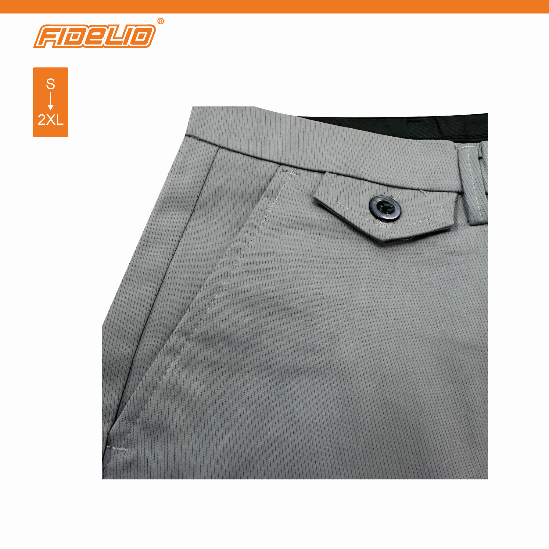 Fidelio Chino Super Shorts -Light Grey