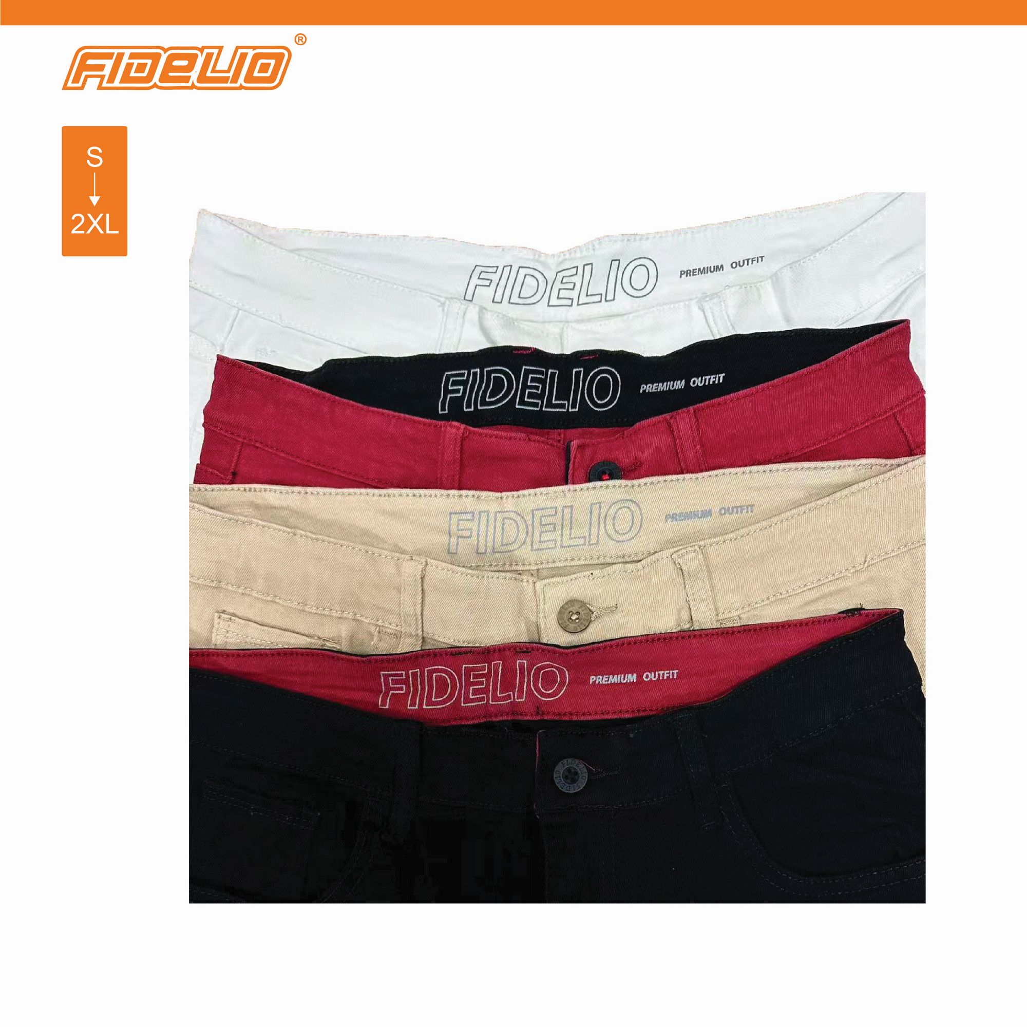Fidelio Relaxed Fit Cotton Shorts -Maroon