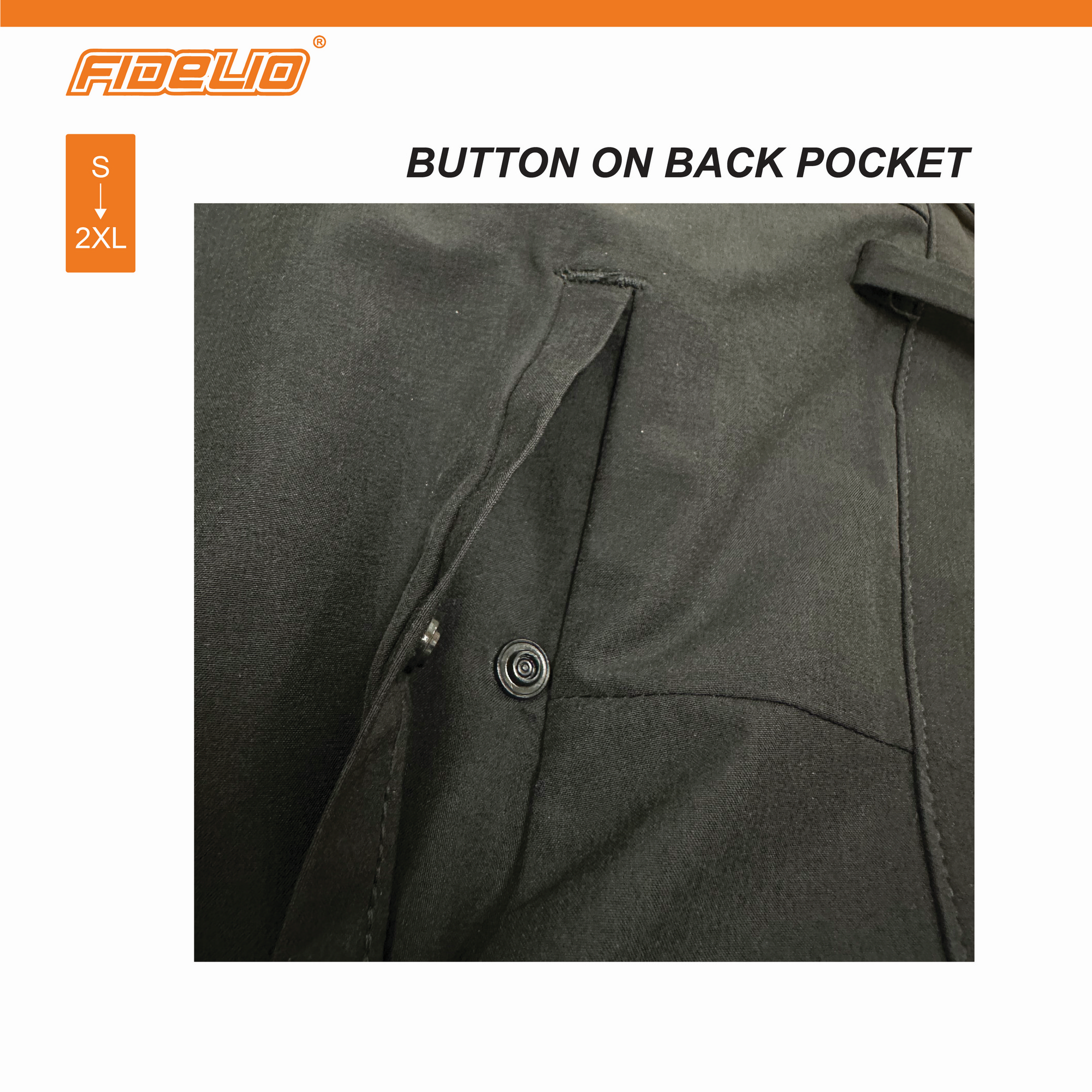 Fidelio FlexCool Cotton Shorts -Black