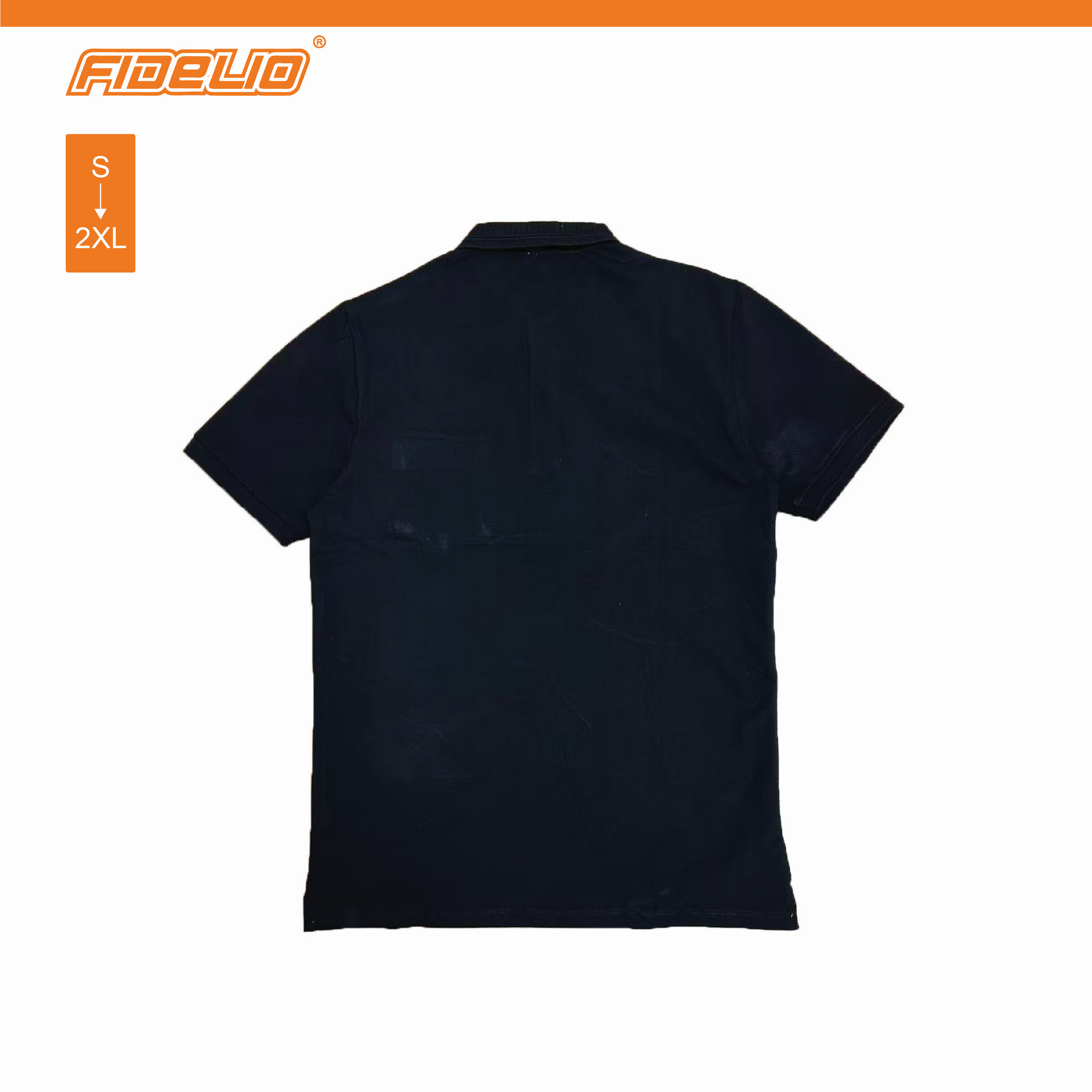 FDL Signature Pocket Polo Tees -Black