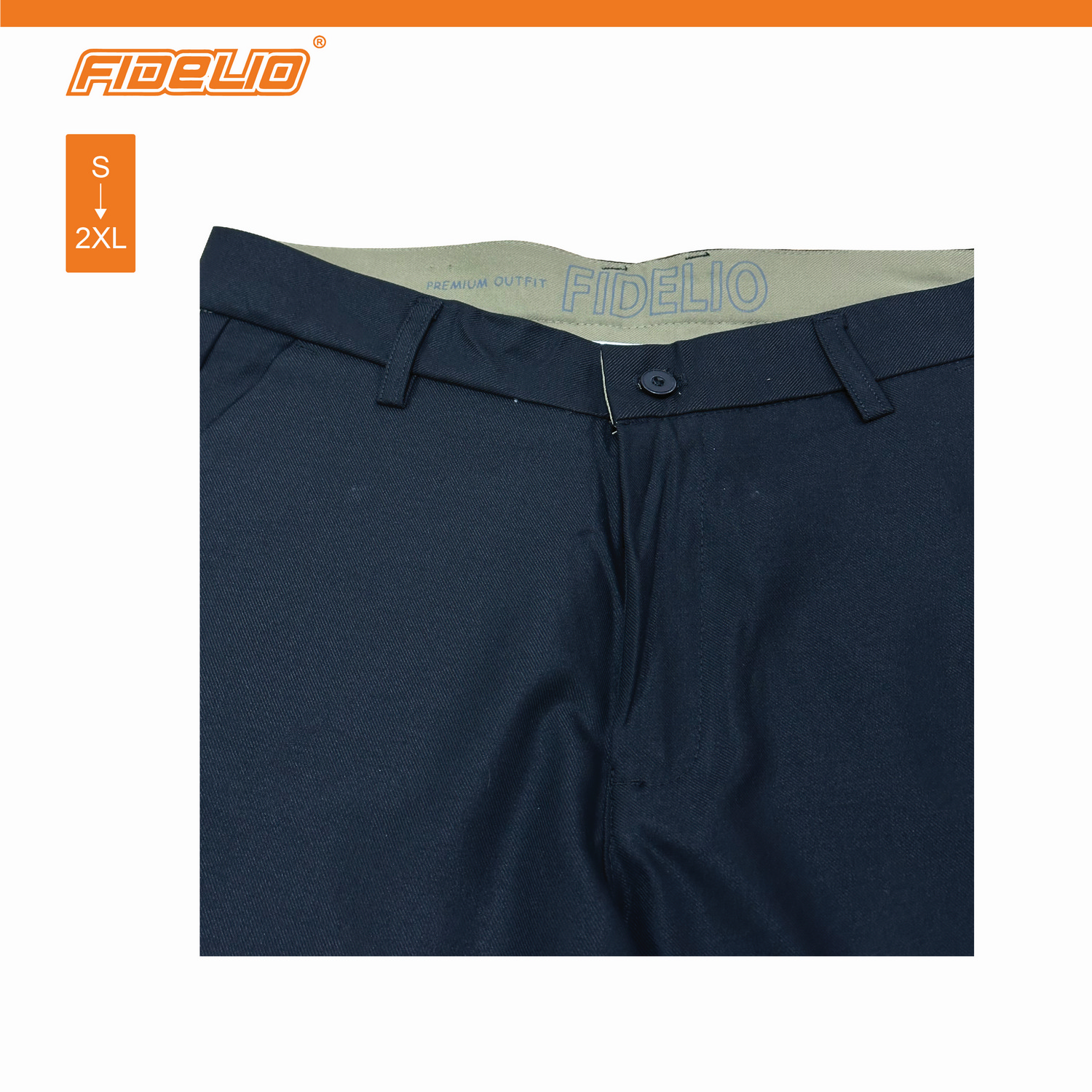 Fidelio Basic Chino Shorts -Black