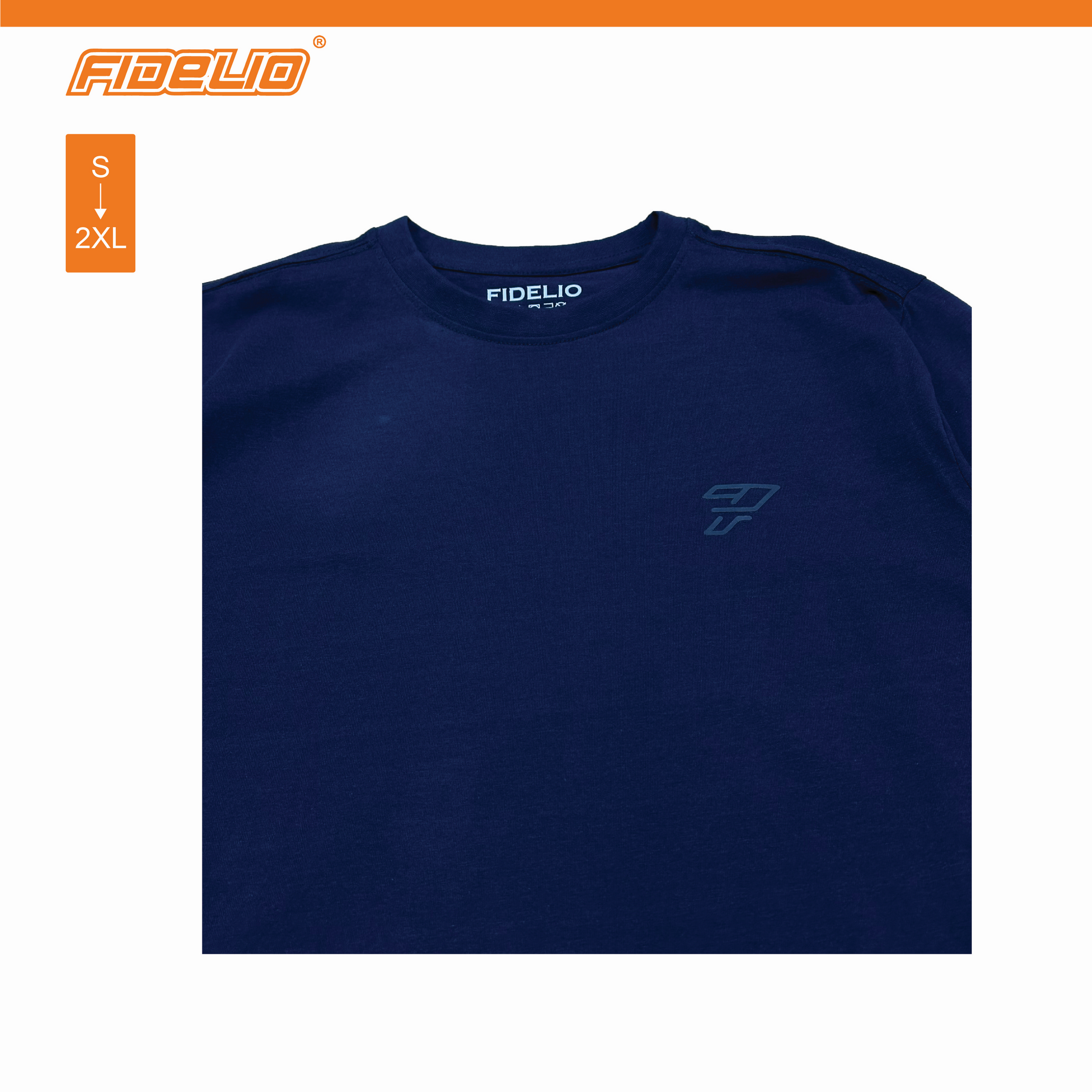 Fidelio Signature Basic Tees -Navy