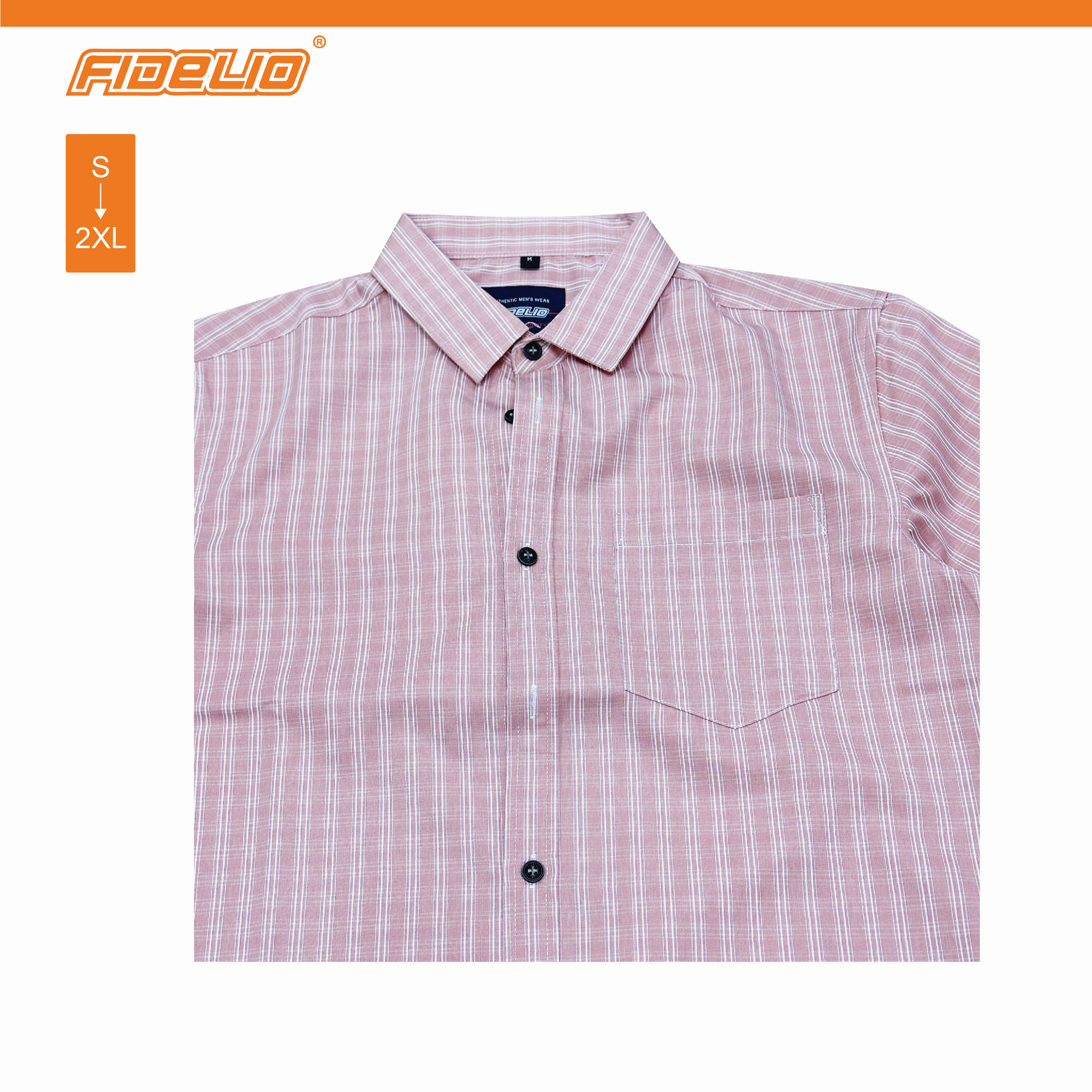 Fidelio Micro Checkered Short Sleeve Shirts -Pink/White