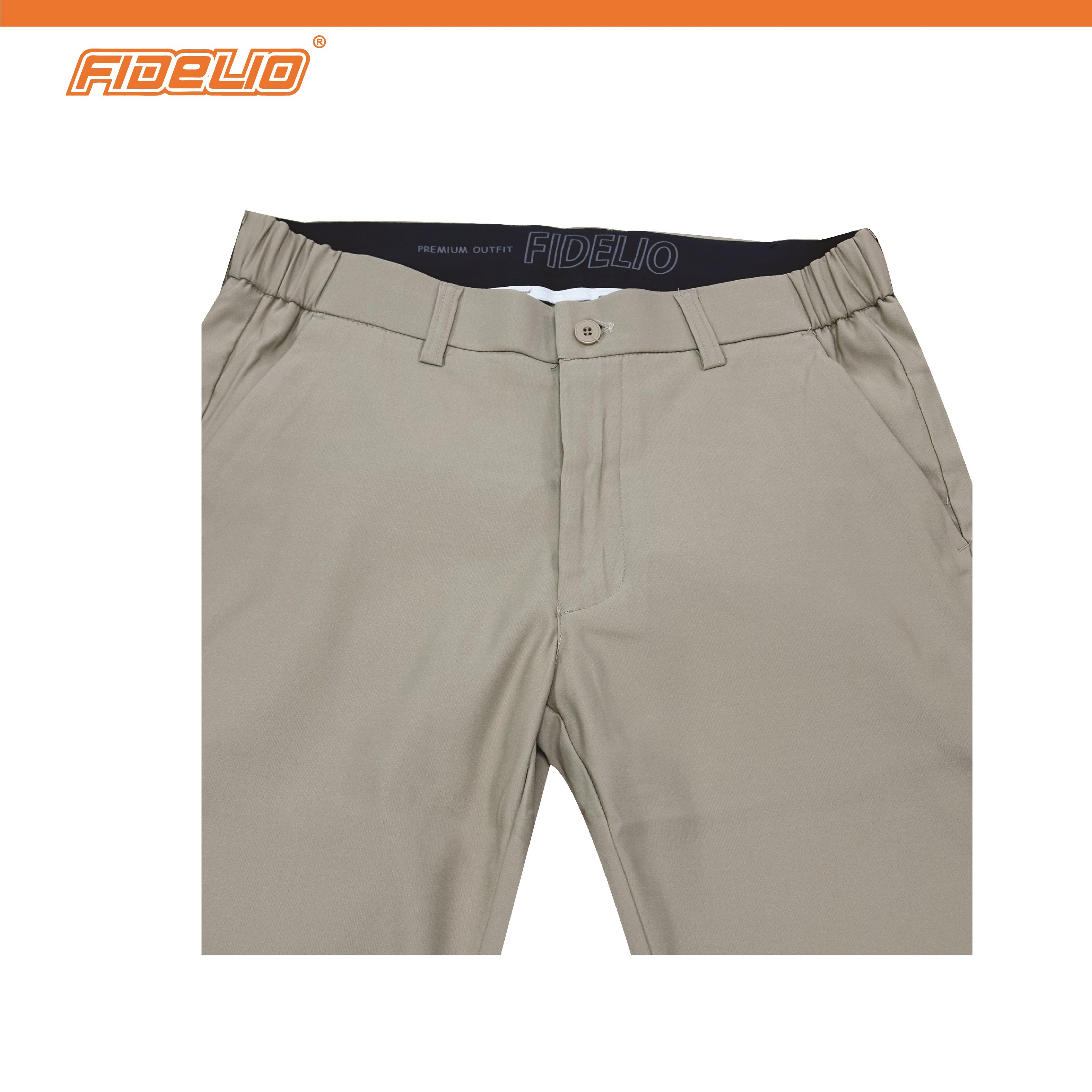 Fidelio Comfort Flex Chino Pants -Light Khaki