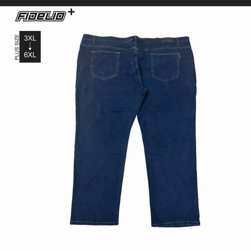 Fidelio Plus Size Eco-friendly Straight Cut Stretchable Jeans