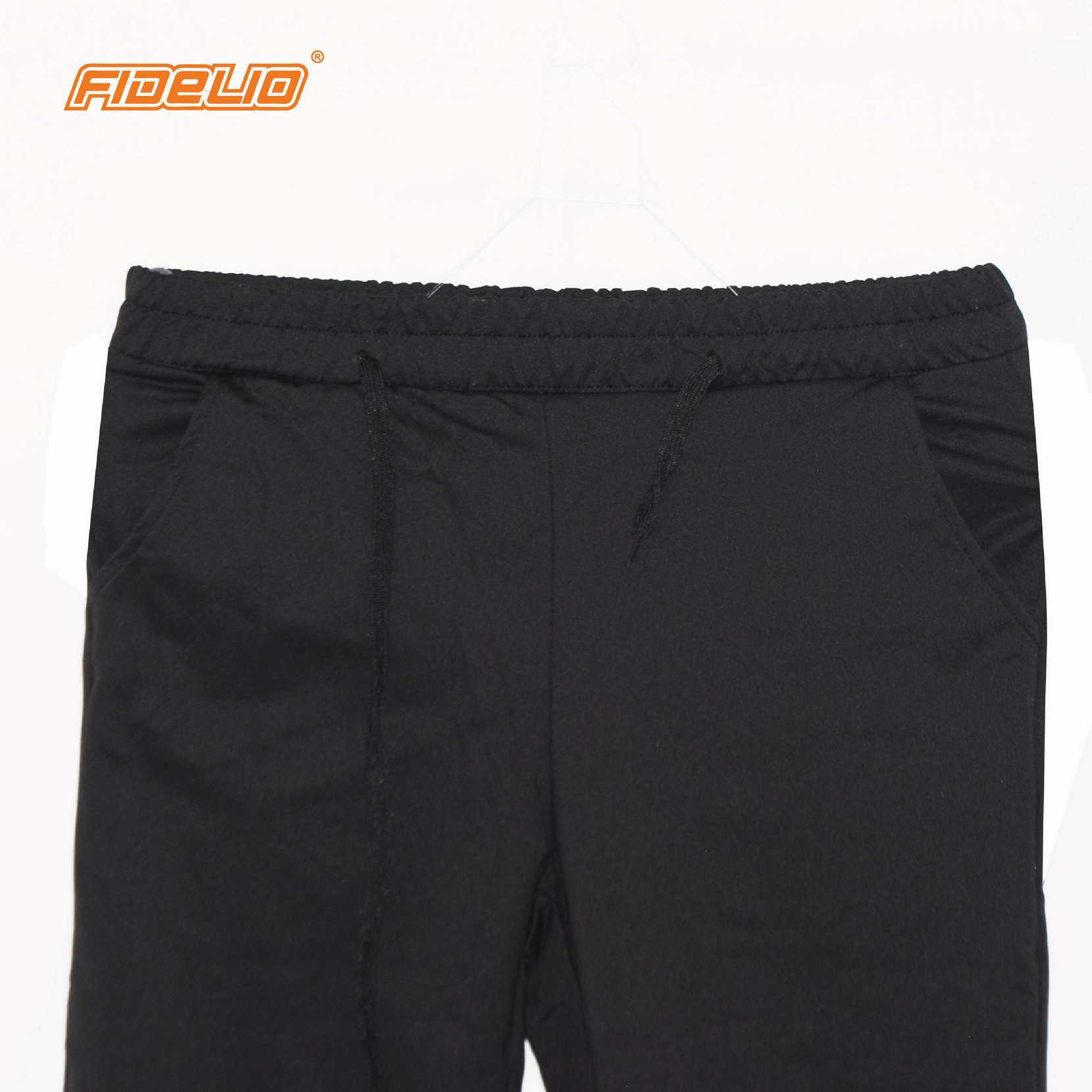 FIT IN Basic Jogger Sweat Pants -Black