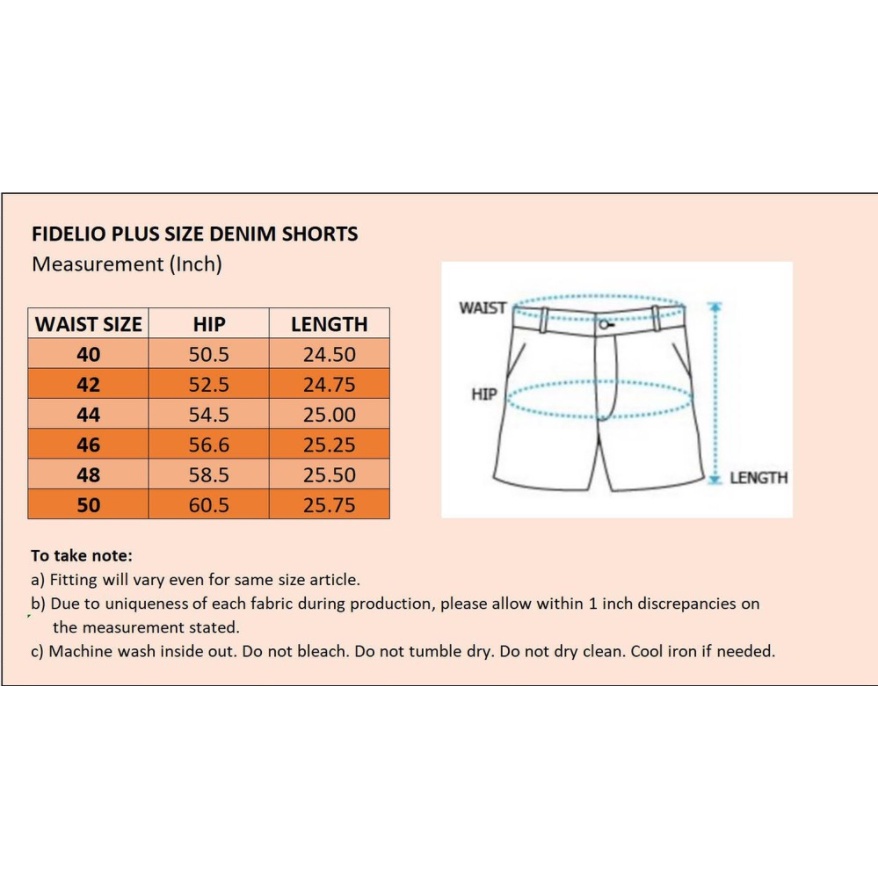 FIDELIO PLUS Bermuda Shorts | Seluar Pendek Lelaki