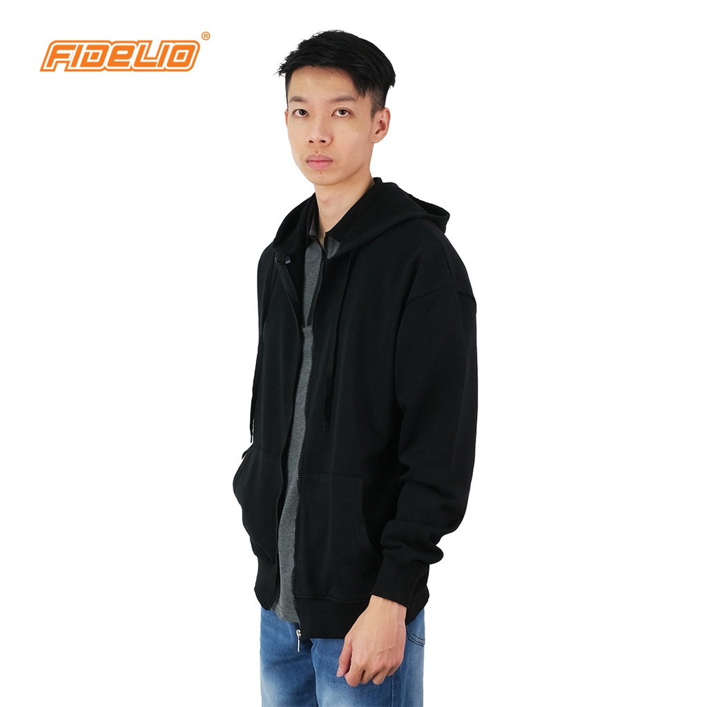 FIT IN Signature Zipper Hoodies | Baju Lelaki Hoodie