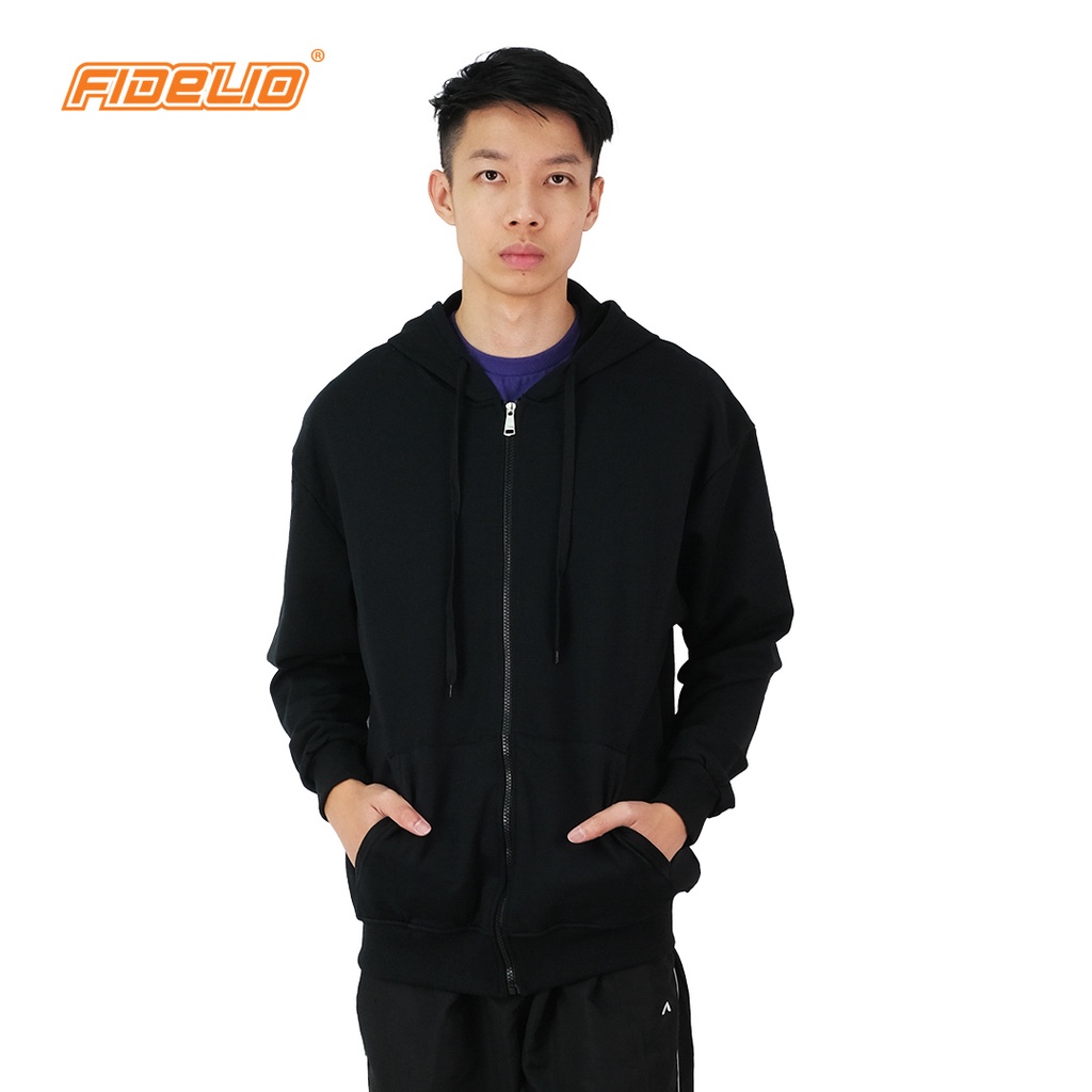 FIT IN Signature Zipper Hoodies | Baju Lelaki Hoodie