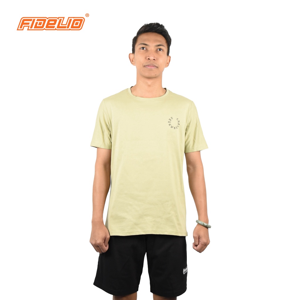 FIDELIO Alpha Circular Graphic Tees | ARMY GREEN(B)