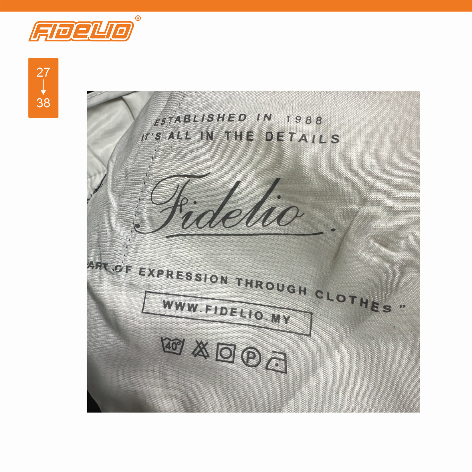 Fidelio Comfort Stretch Slim Fit Chinos - Brown