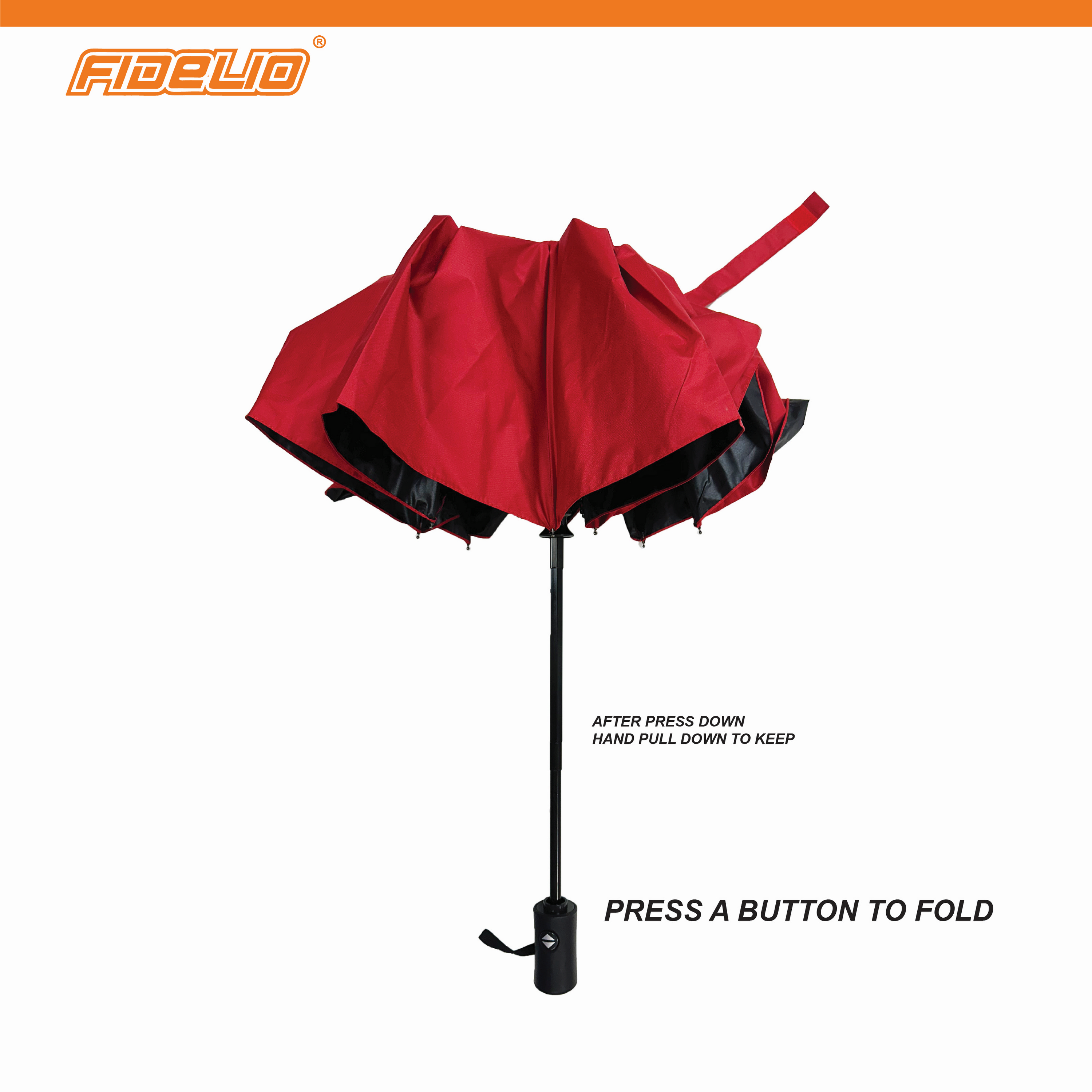 Fidelio Foldable Lightweight Umbrella -Free Gift(Not For Sale)