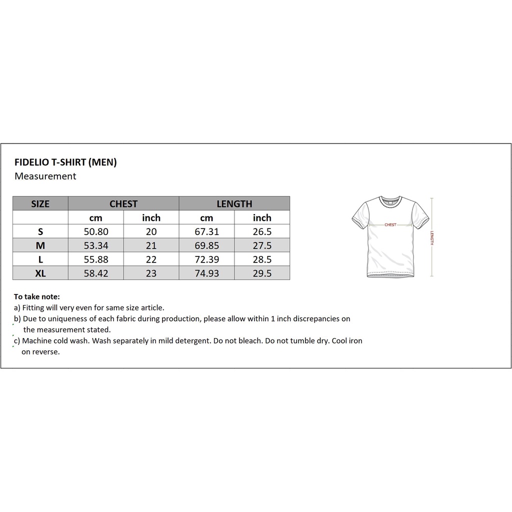 FIDELIO Icon Graphic Tees | Baju Lelaki Corak Lengan Pendek