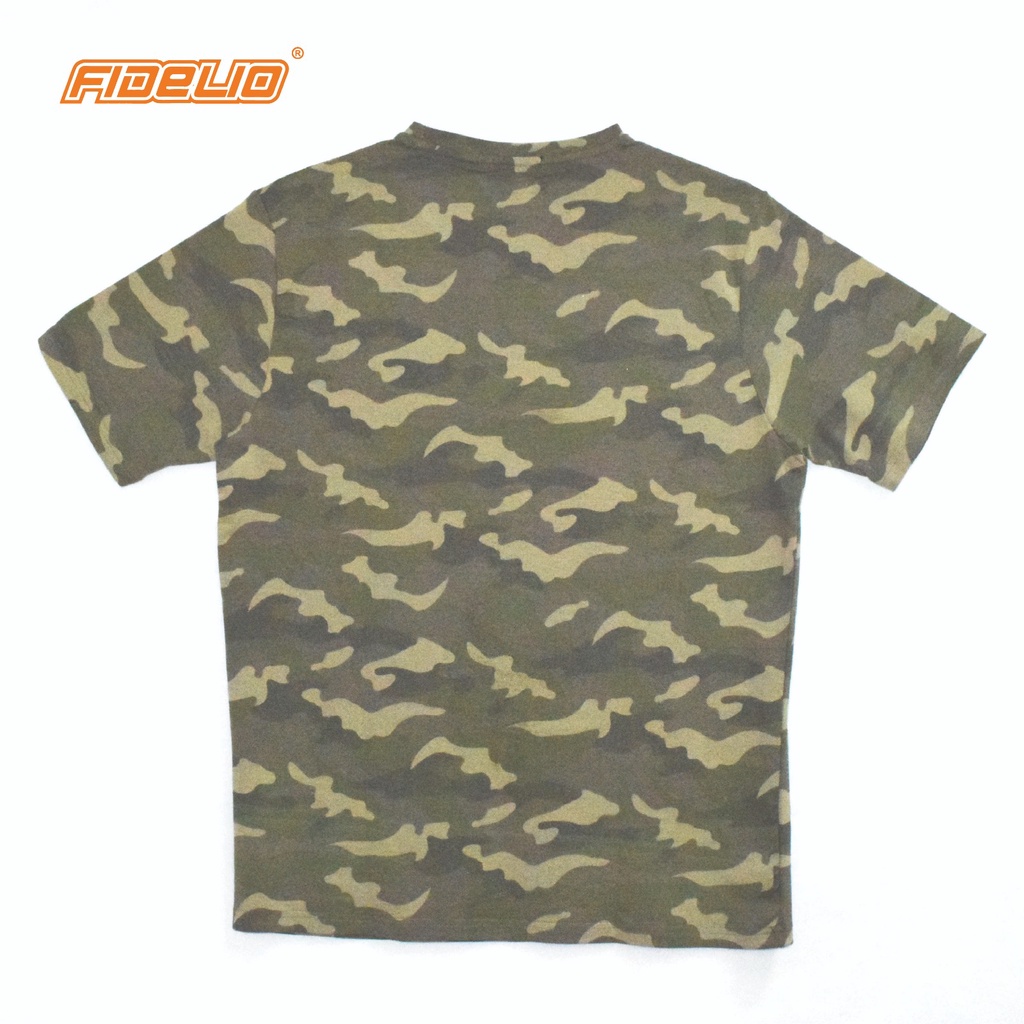 FIDELIO Full-Print Graphic Tee -Army Green
