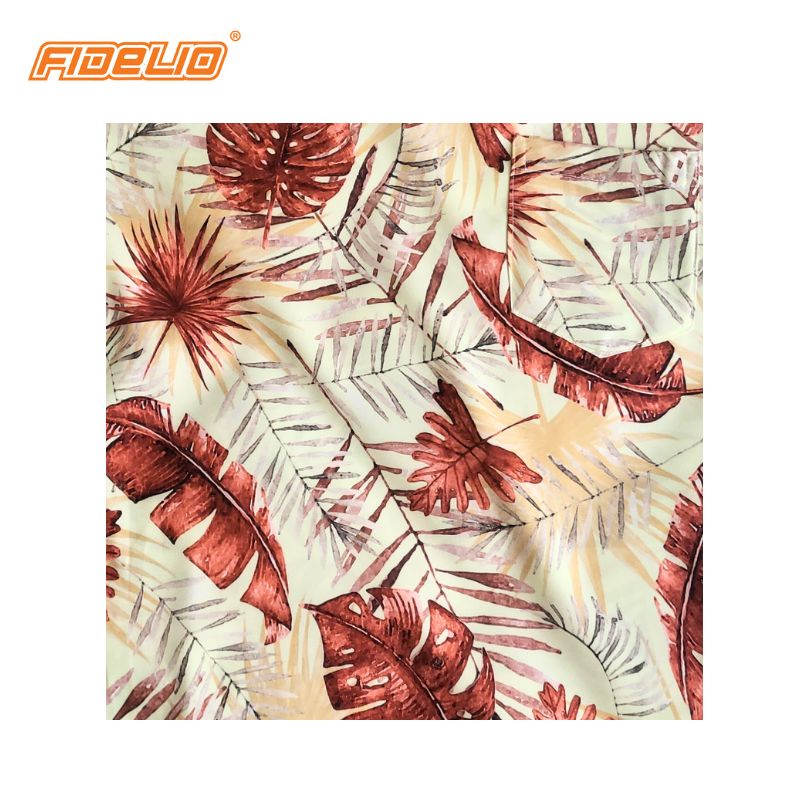 FIDELIO Printed Short Sleeves Kurta Top - Yellow/Brown