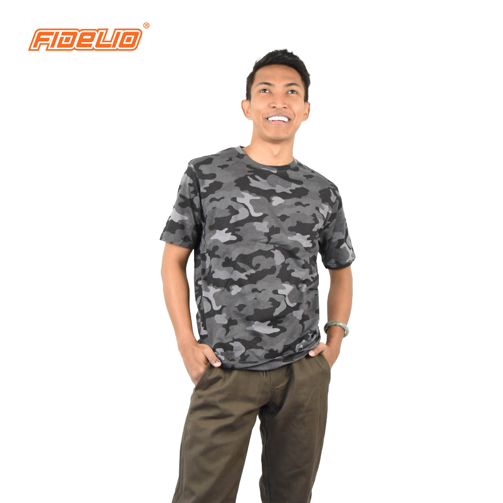 FIDELIO Graphic Full Printed Tshirts | Army Grey(B)