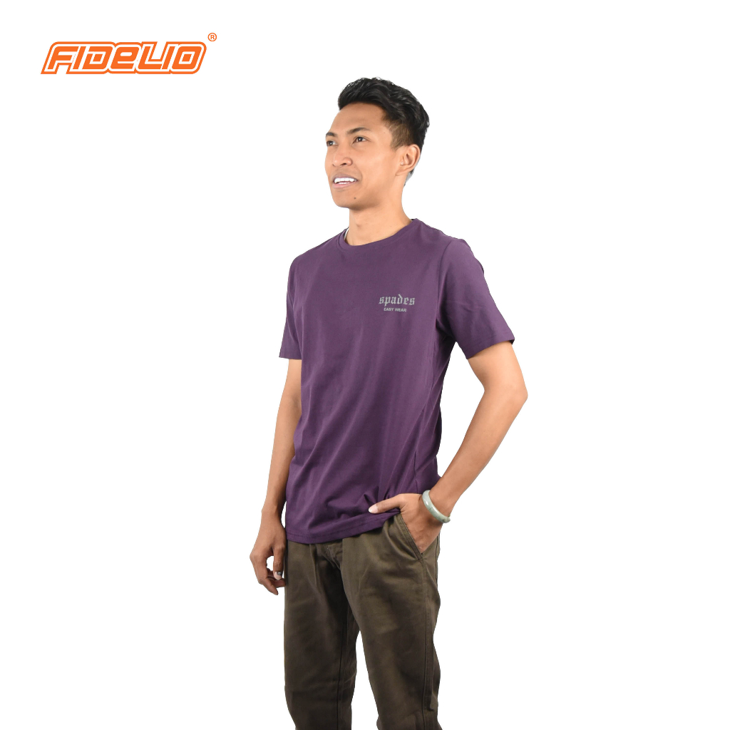 FIDELIO Spades Graphic Tshirts | Purple(2)