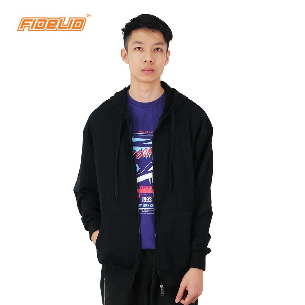 FIT IN Signature Zipper Hoodies | Baju Lelaki Hoodie