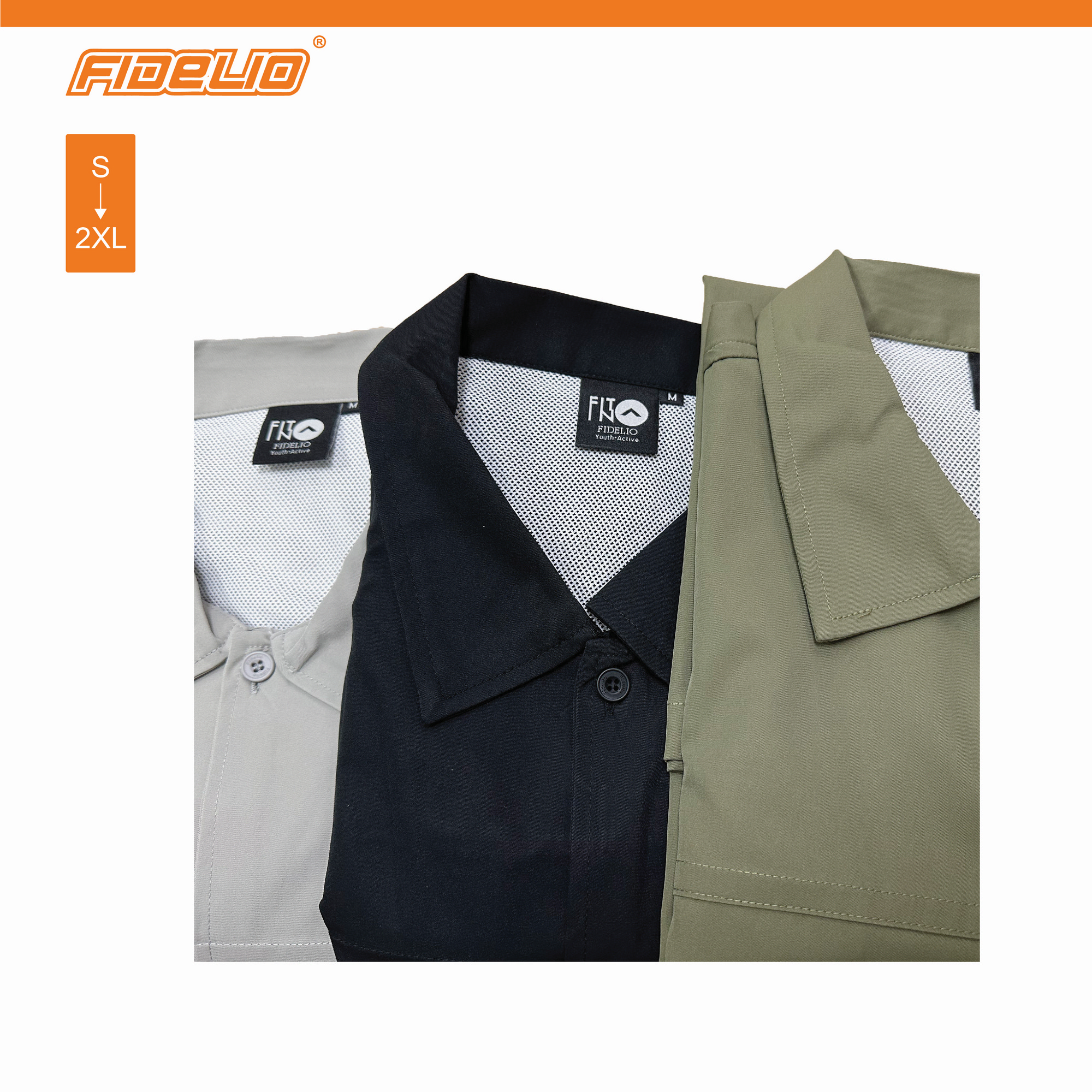 FIT IN Oversized Utility  Pocket Shirt - Army Green