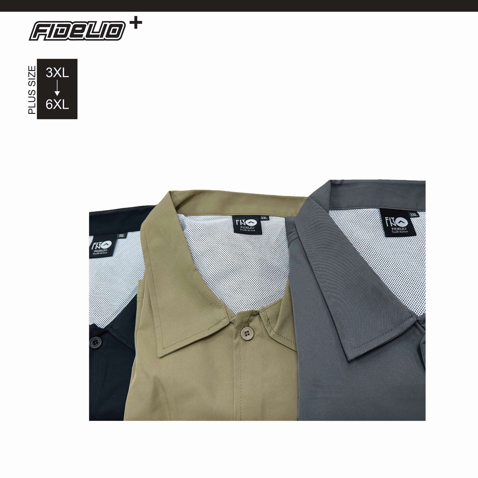 FIT IN Oversized Utility  Pocket Shirt - Black