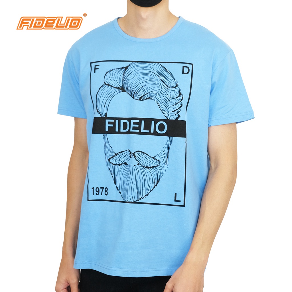 FIDELIO Landscape & Earth Graphic Tees | Baju Lelaki Corak Lengan Pendek