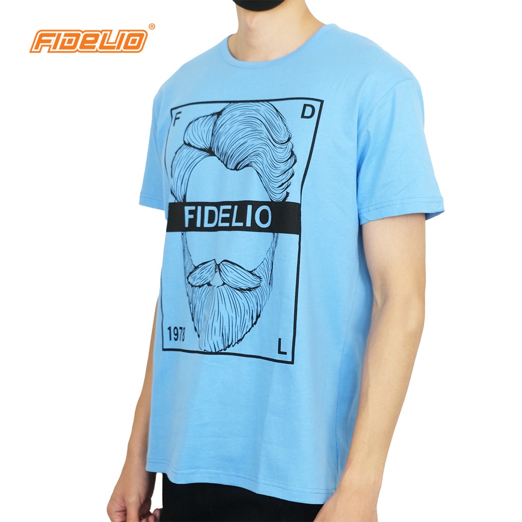 FIDELIO Landscape & Earth Graphic Tees | Baju Lelaki Corak Lengan Pendek