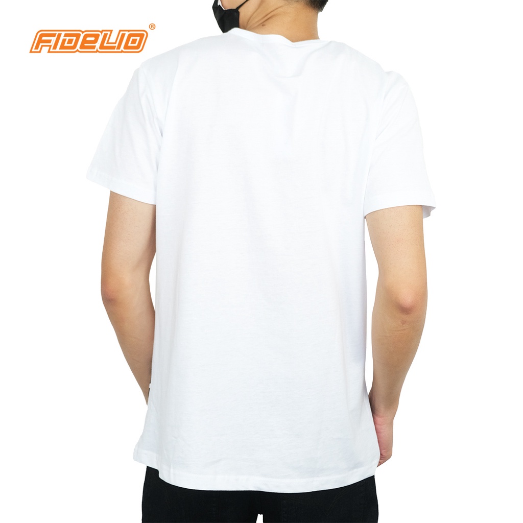 FIDELIO Youth Quotes Printed Tees | Baju Lelaki Corak Lengan Pendek