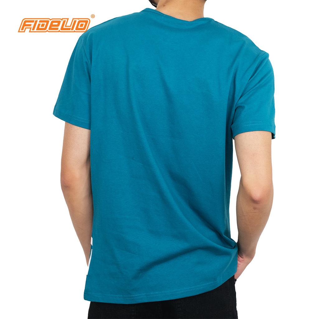 FIDELIO Youth Quotes Printed Tees | Baju Lelaki Corak Lengan Pendek