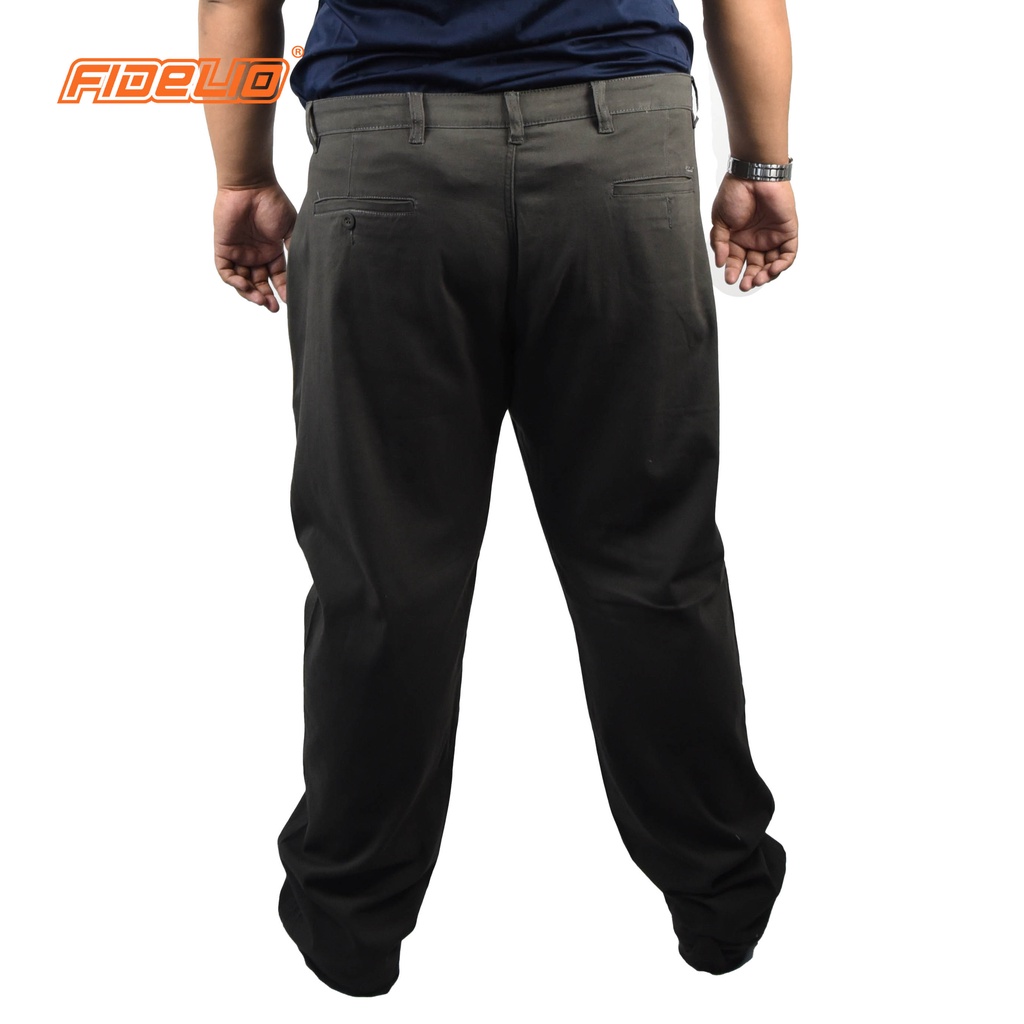 FIDELIO PLUS Cotton Chinos - GREY(1)