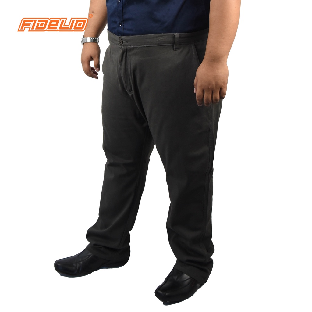 FIDELIO PLUS Cotton Chinos - GREY(1)