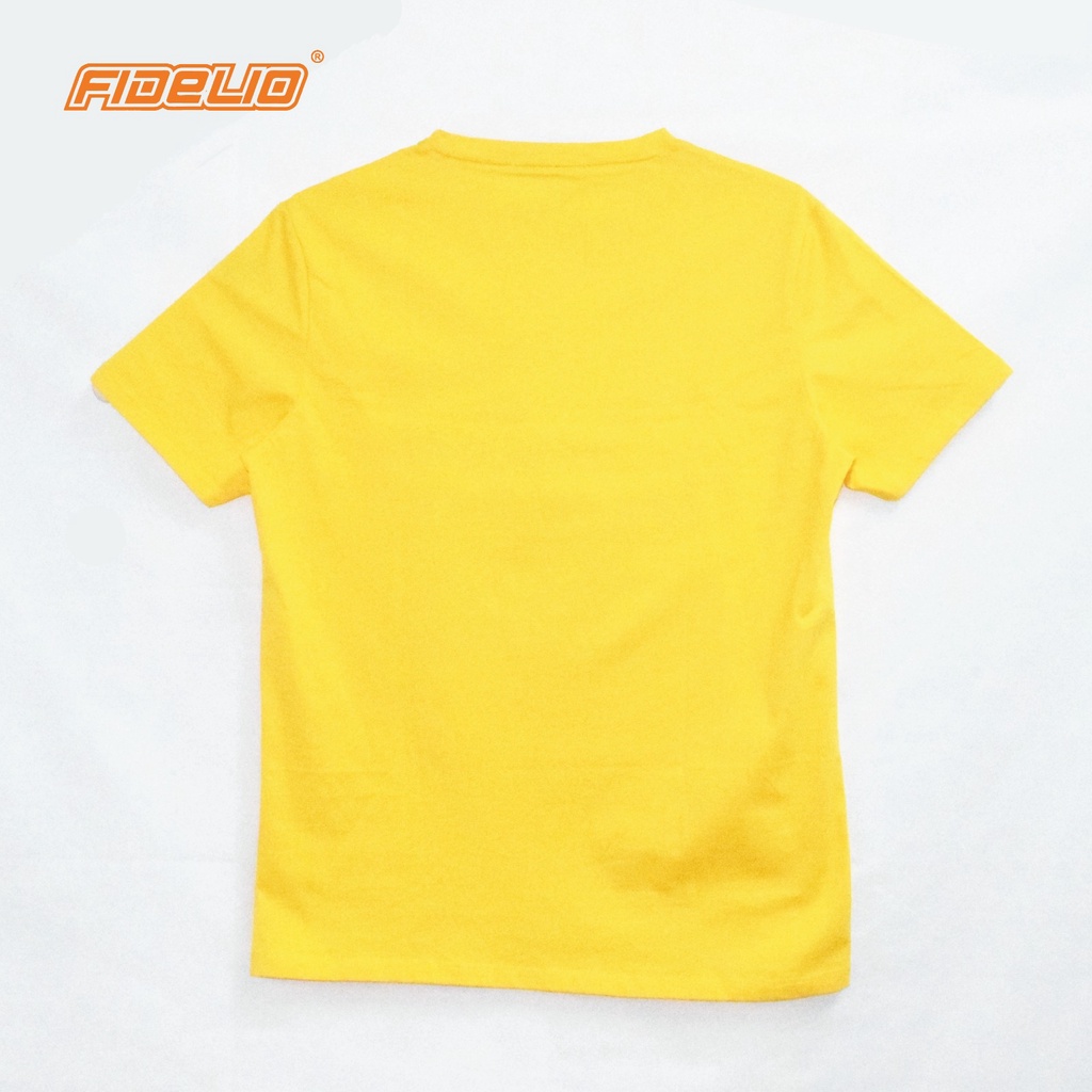 FIDELIO Football Team Graphic Tees -Yellow