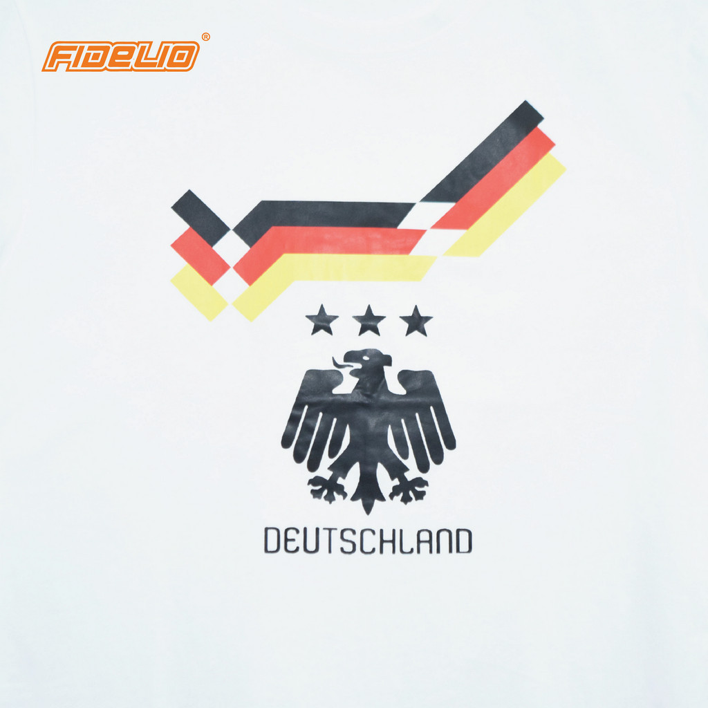 FIDELIO Football Team Graphic Tees -White