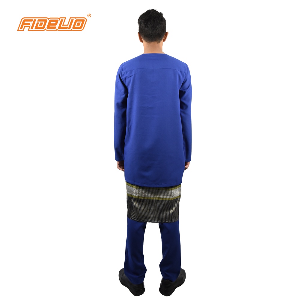 JASPAR Modern Fit Baju Johor Teluk Belanga - BLUE