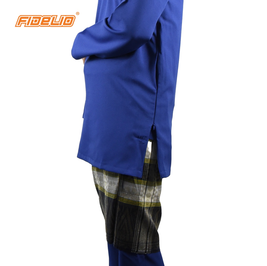 JASPAR Modern Fit Baju Johor Teluk Belanga - BLUE