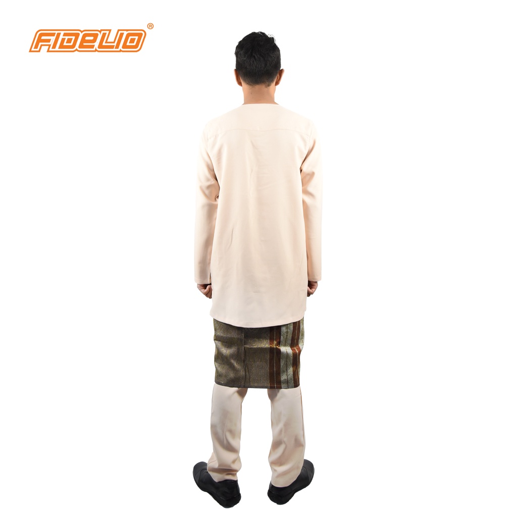 Jaspar Mordern Fit Baju Johor Teluk Belanga - Beige(E)
