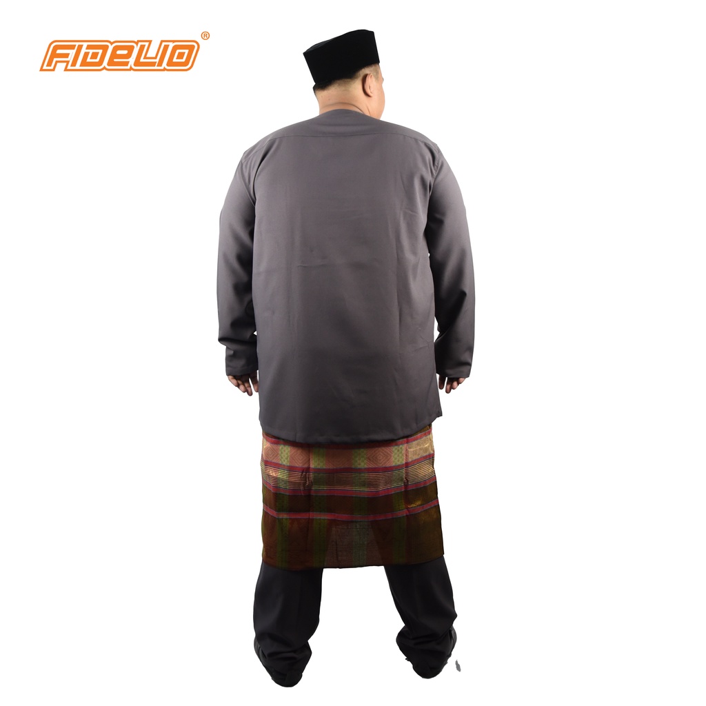 Jaspar Plus Size Moden Baju Johor Teluk Belanga - Dark Grey