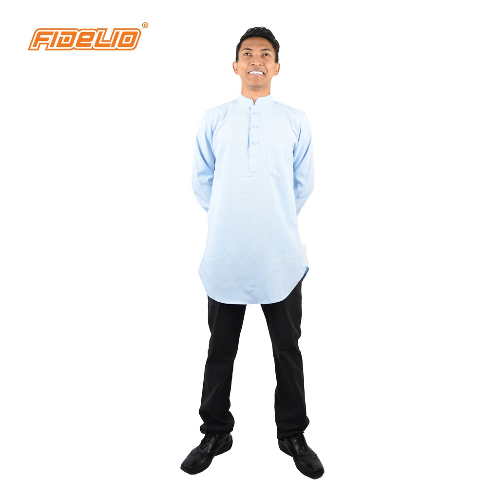 JASPAR Modern Kurta Top - LIGHT BLUE(E)